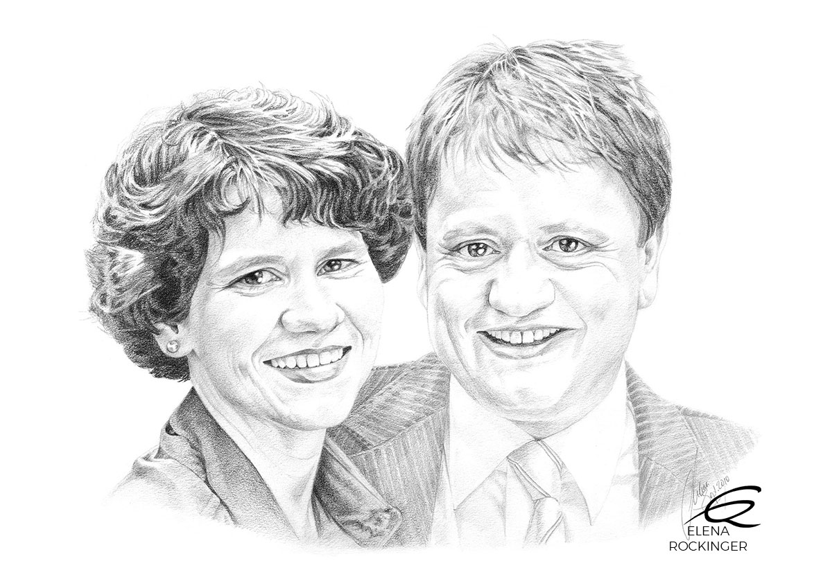 20 Portrait Illustration Graphite Elena Rockinger Lehmann S