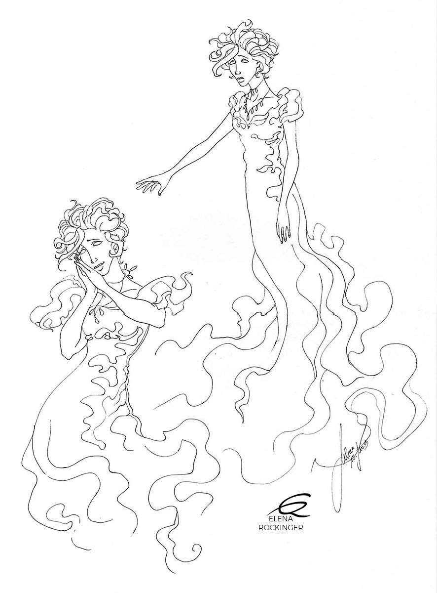 21 Character Design Elena Rockinger Nachtalphenne 05 S