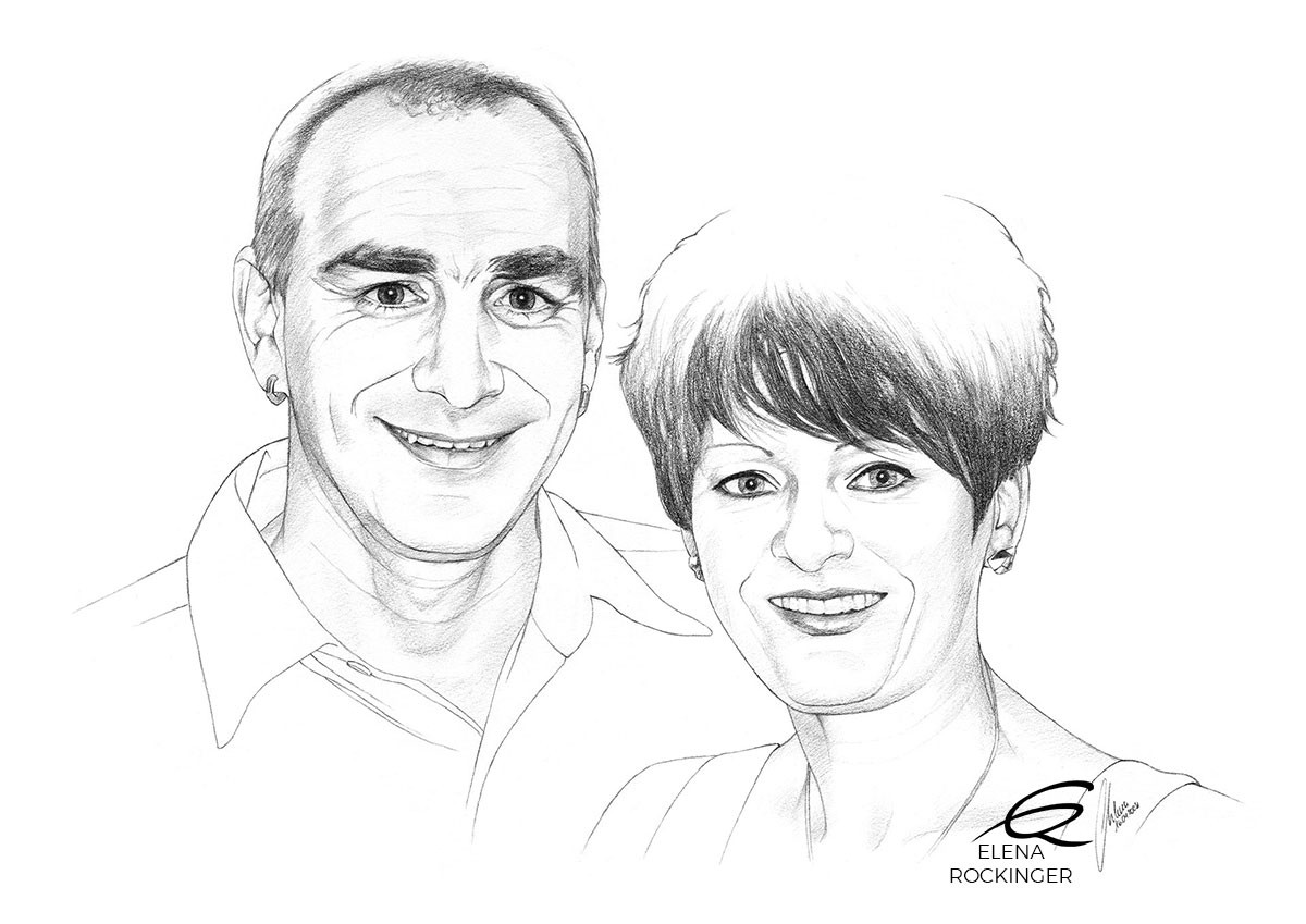 21 Portrait Illustration Graphite Elena Rockinger Zimmermann S