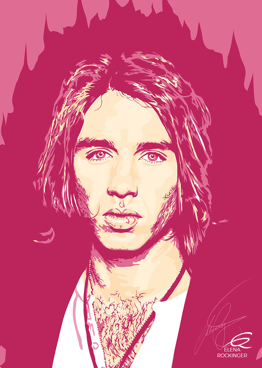 22 Portrait Illustration Pop Art Elena Rockinger 22 Vector Acht Gil Ofarim S