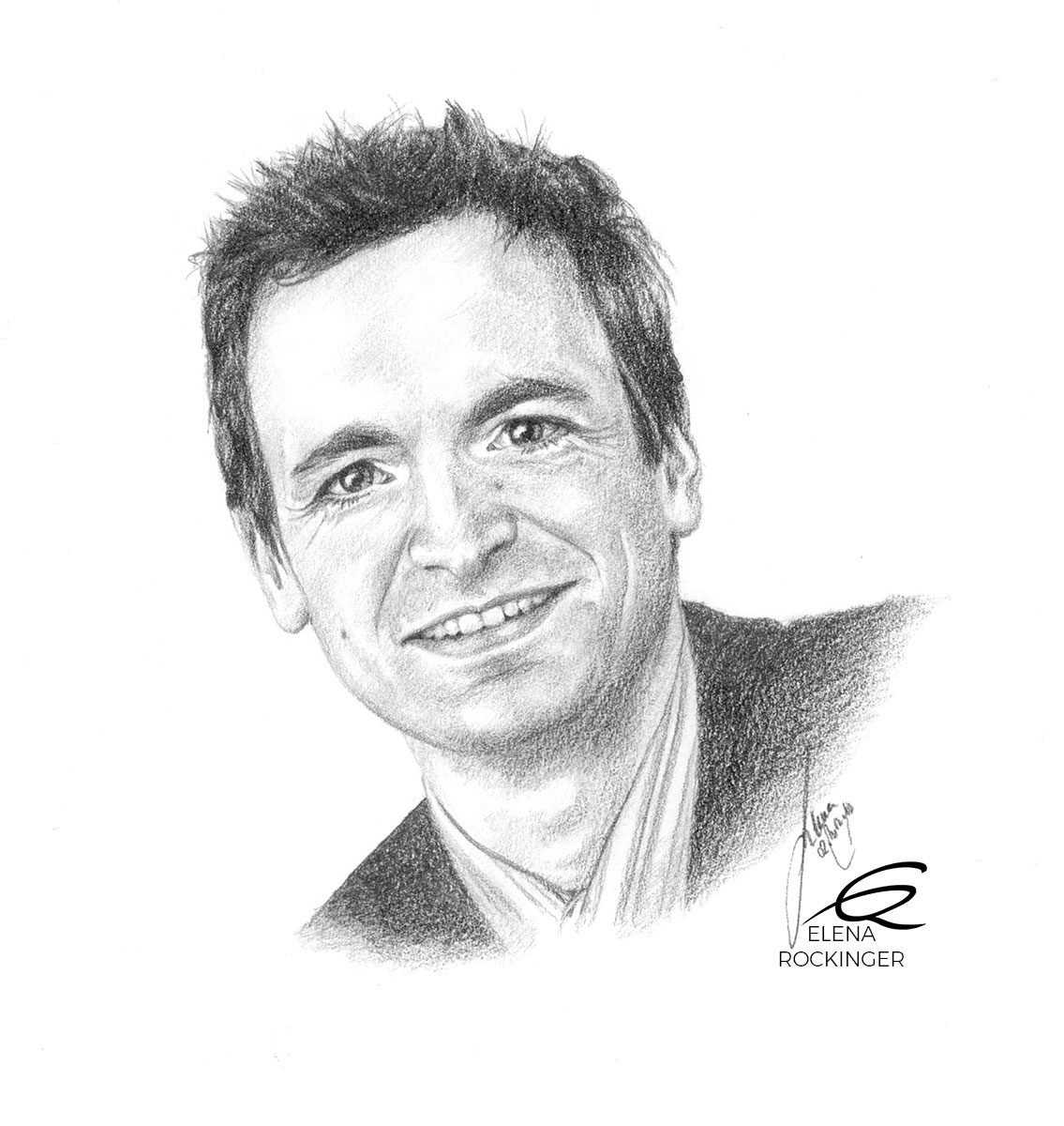 24 Portrait Illustration Graphite Elena Rockinger Bannenberg S