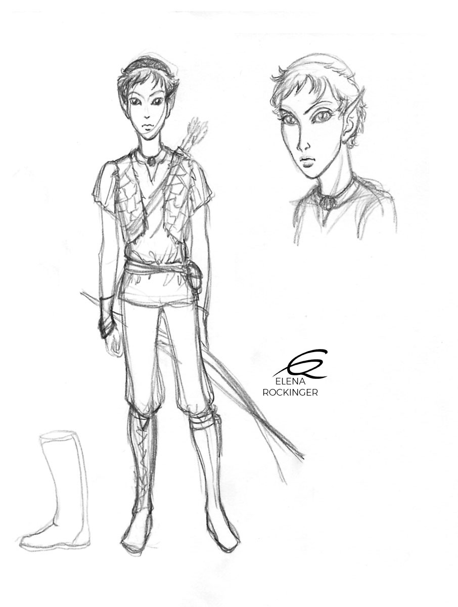 25 Character Design Elena Rockinger Sechs Elf 01 S