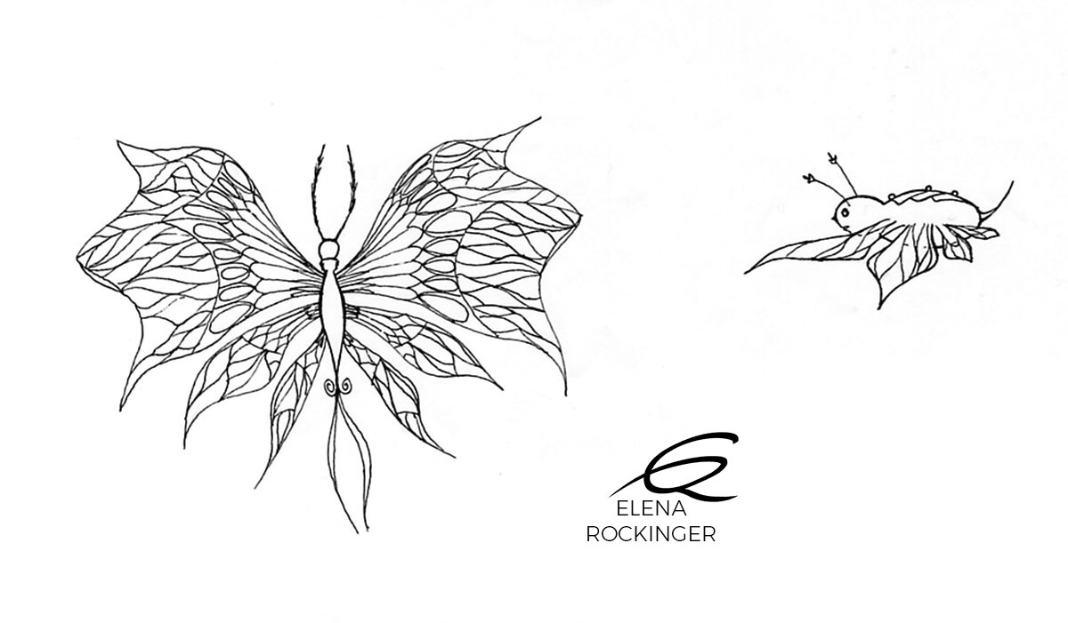 29 Character Design Elena Rockinger Flatterfalter Brummsummsel 01 S
