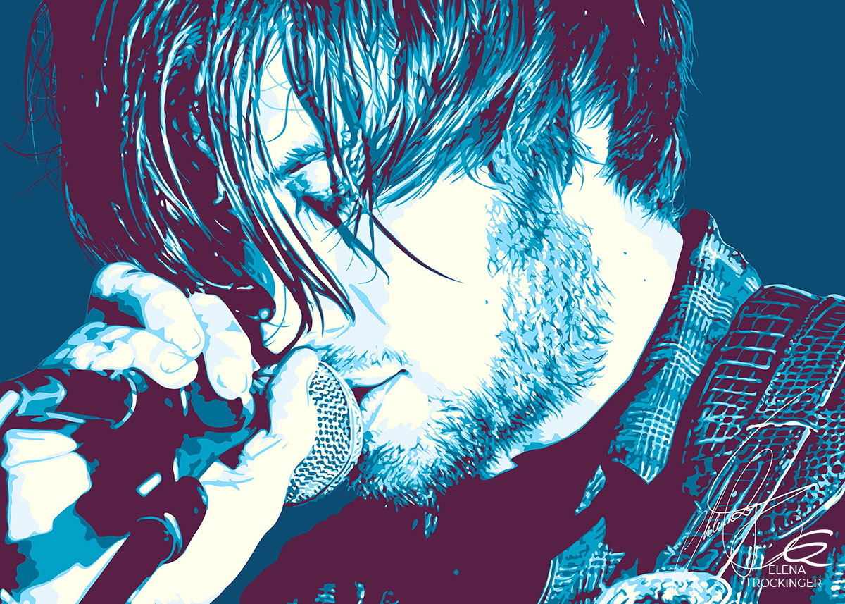 33 Portrait Illustration Pop Art Elena Rockinger 33 Vector Bobby Long S