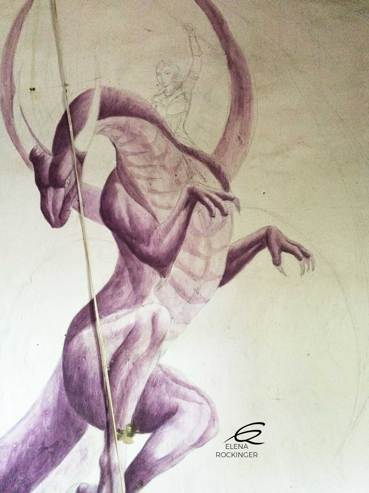 Mural Ecuador Elena Rockinger Dance Of Dragons 06 S