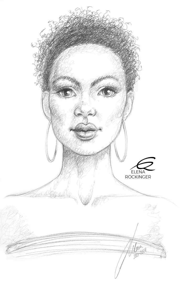 17 Drawing Grahite Portrait Elena Rockinger Beauty S