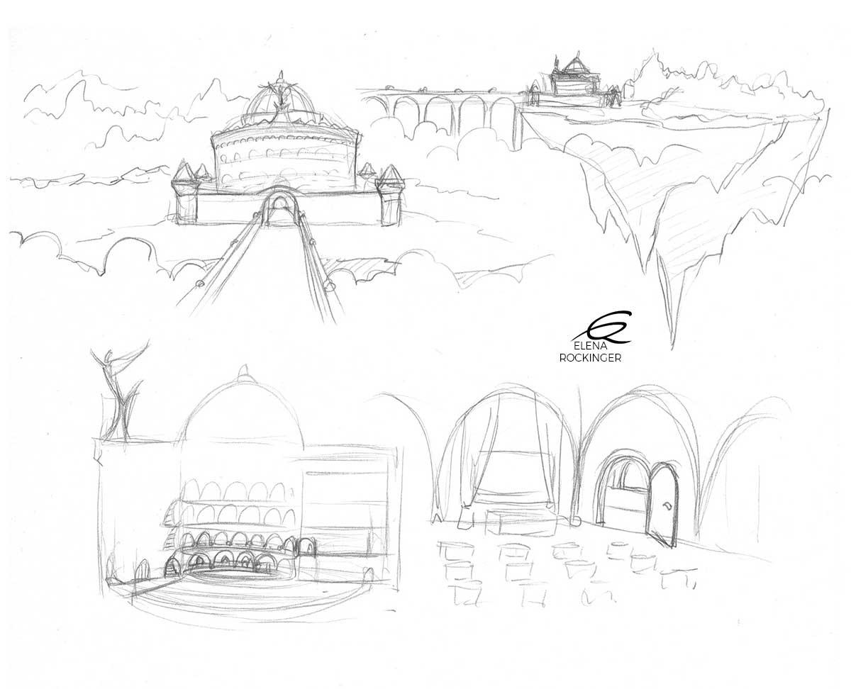 01 Illustration Concept Art Angelme Elena Rockinger Environment Sketch S