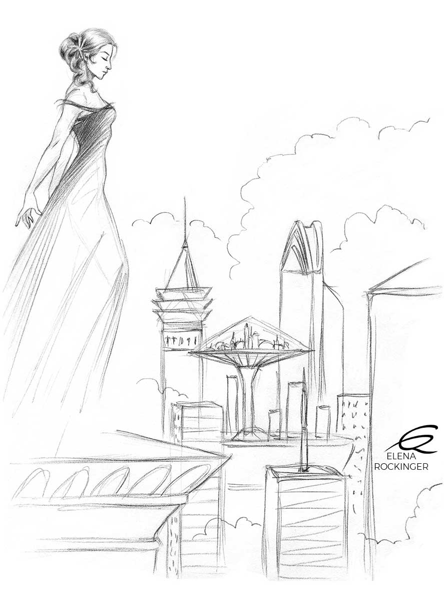 01 Illustration Illusions Elena Rockinger Skyscrapers S