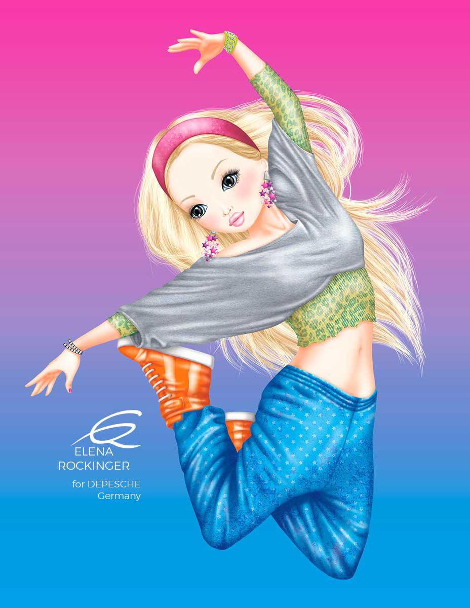 01 Topmodel Illustration Elena Rockinger Dance Nadja S