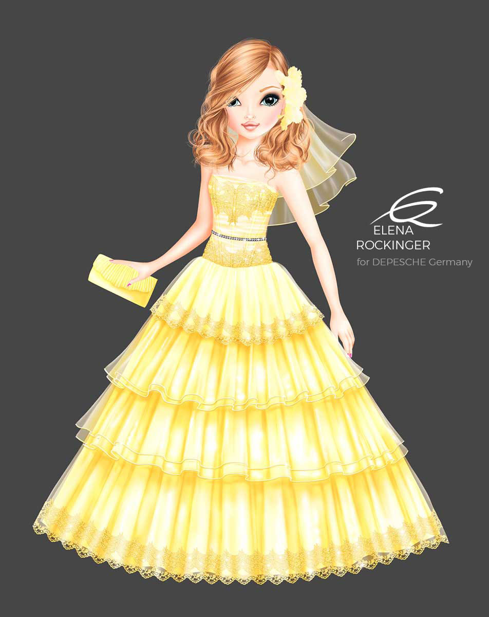 01 Topmodel Illustration Wedding Elena Rockinger Christy 01 S