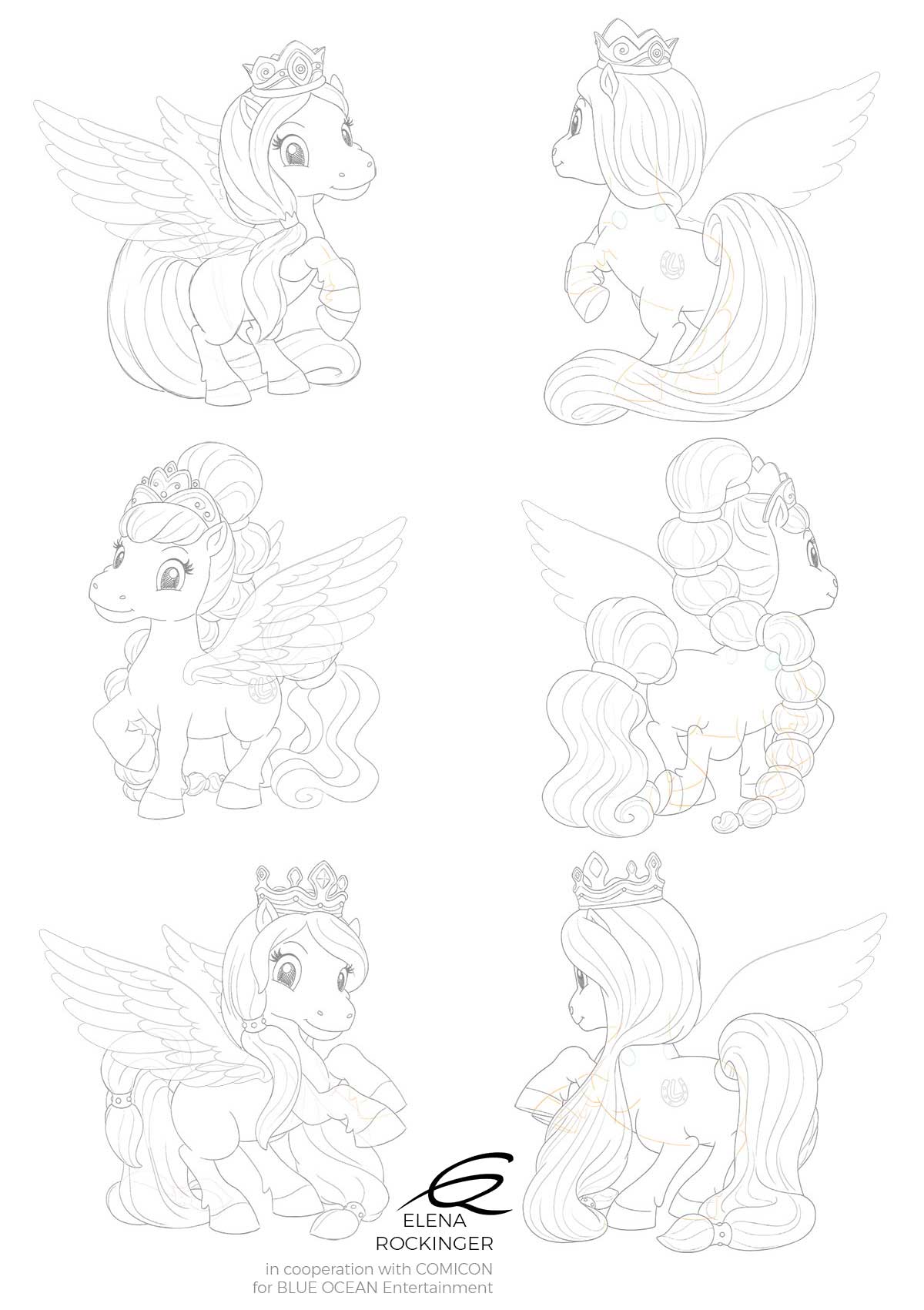 Toy Design — Archive 02 Concept Design Lissy Ponies S3 Elena Rockinger C 4 6 S