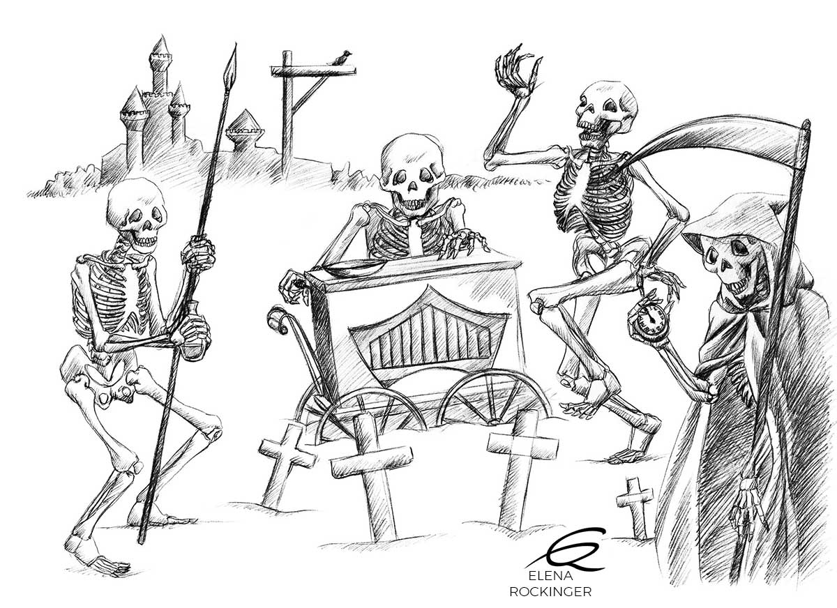 02 Illustration Cd Cover Elena Rockinger Ewig Music S