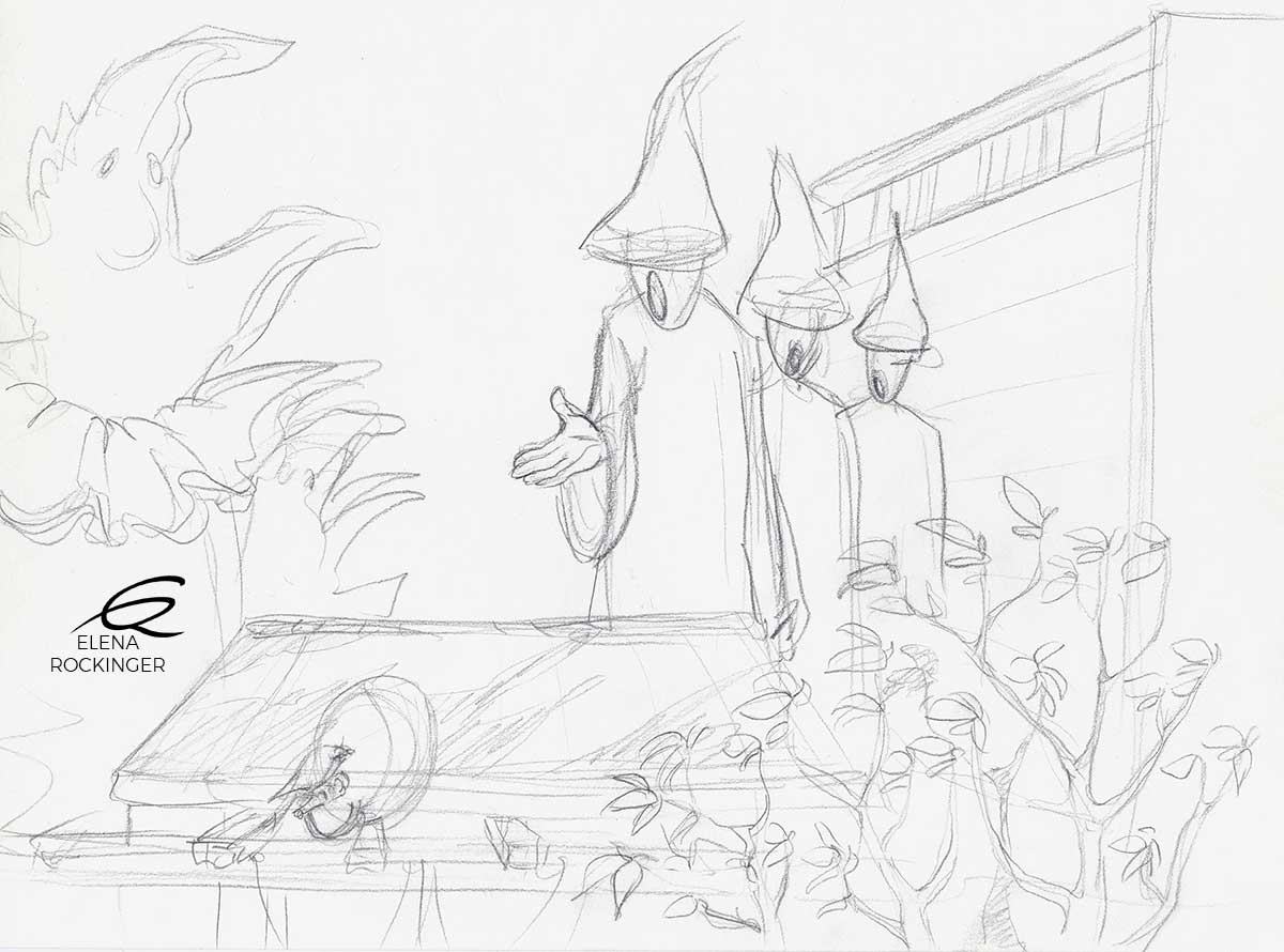 02 Illustration Illusions Elena Rockinger Three Wizards S