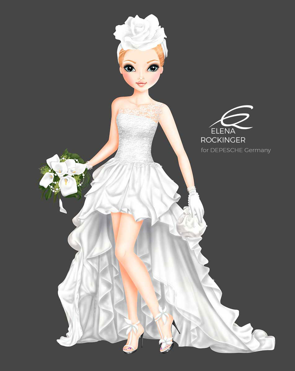 02 Topmodel Illustration Wedding Elena Rockinger Christy 02 S