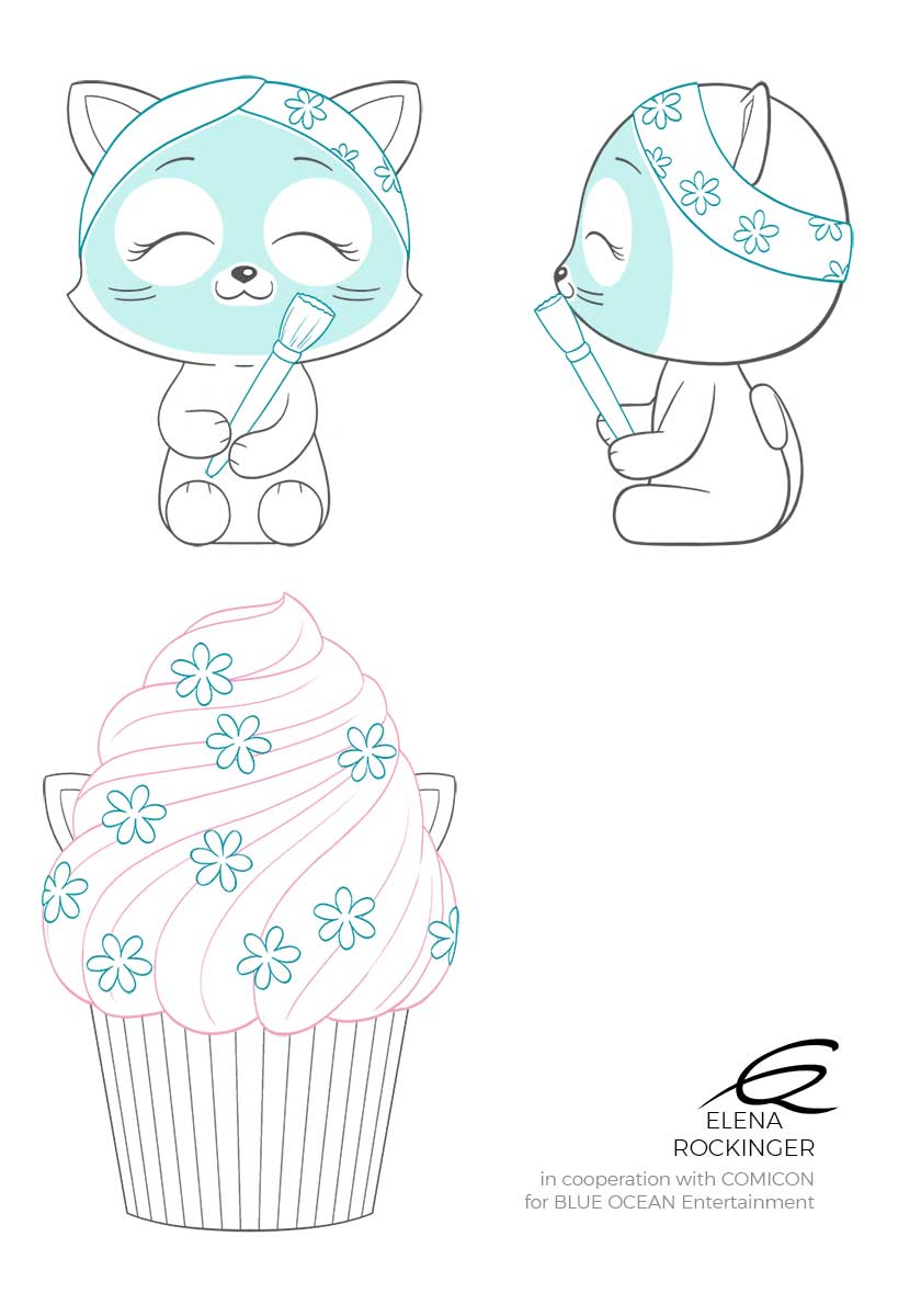 Toy Design — Archive 03 Concept Design Cupcake Cats S4 Elena Rockinger Penny