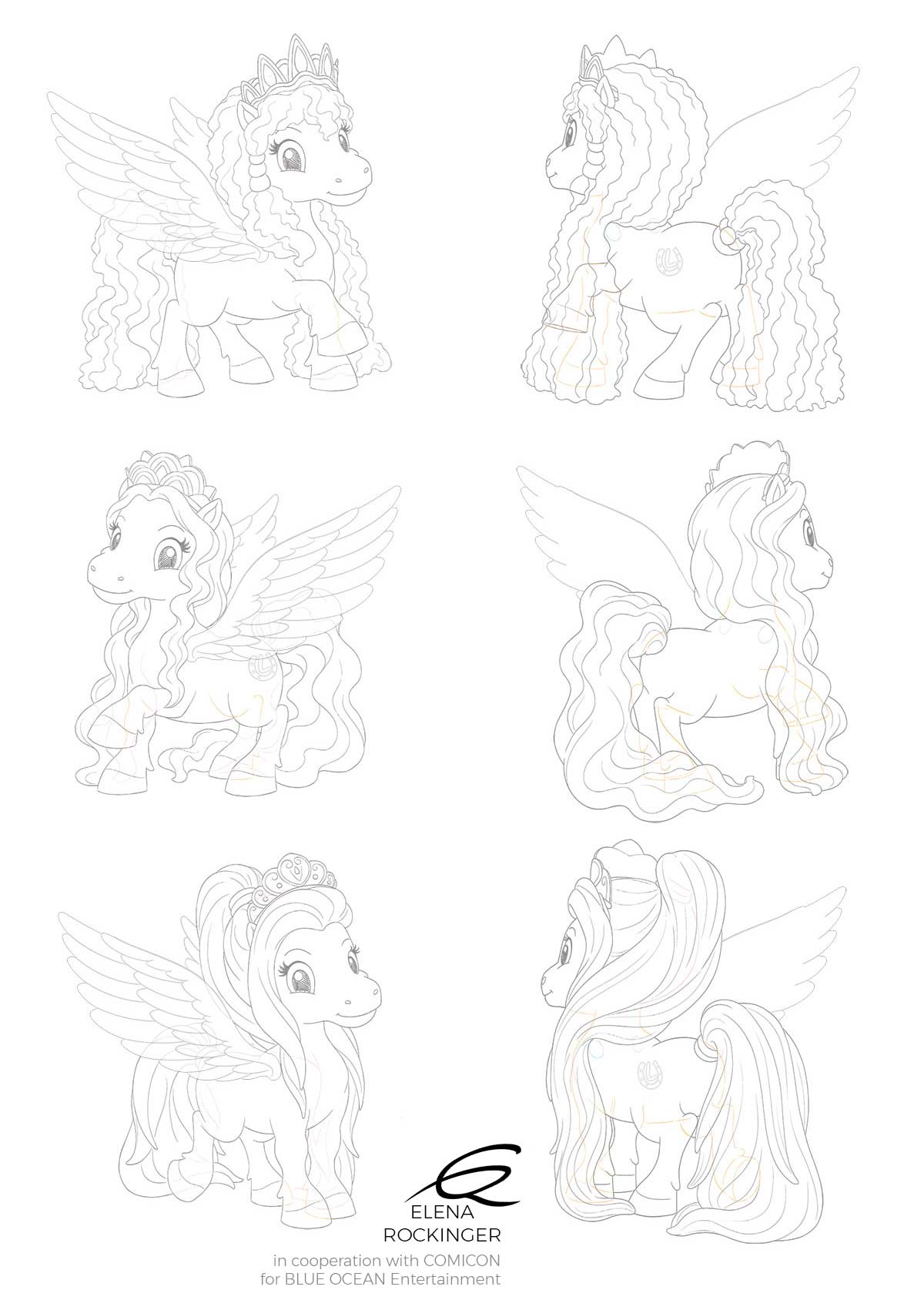 Toy Design — Archive 03 Concept Design Lissy Ponies S3 Elena Rockinger C 7 9 S