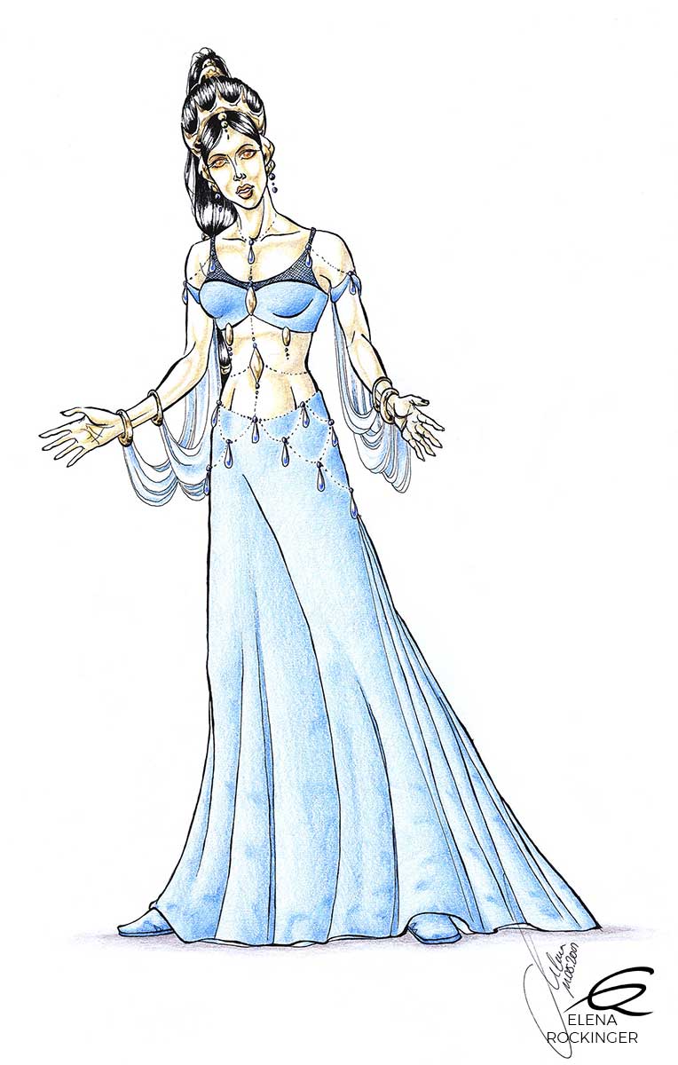 03 drawing figure ink colour pencil character elena rockinger cylom s