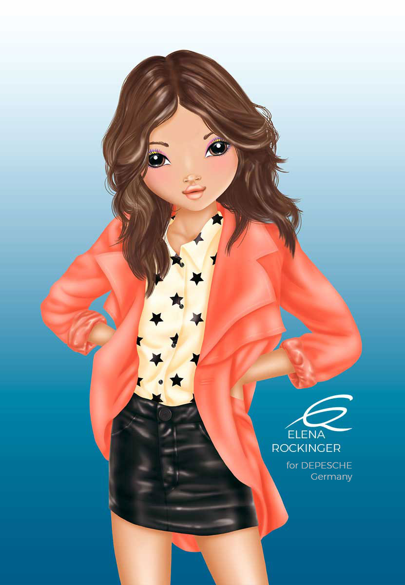 03 Topmodel Cover Illustration Elena Rockinger Talita 02 S