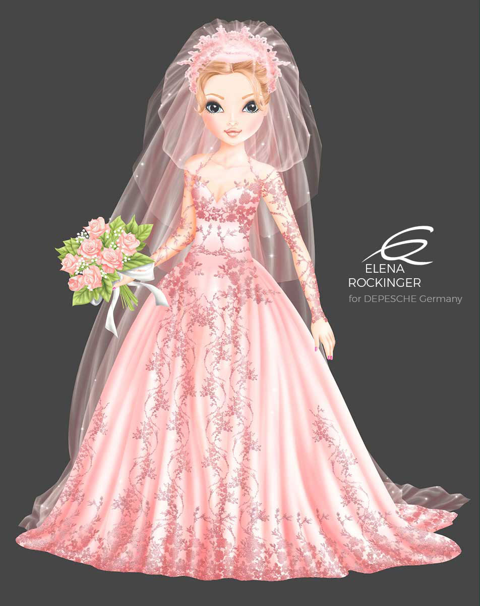 03 Topmodel Illustration Wedding Elena Rockinger Christy 03 S