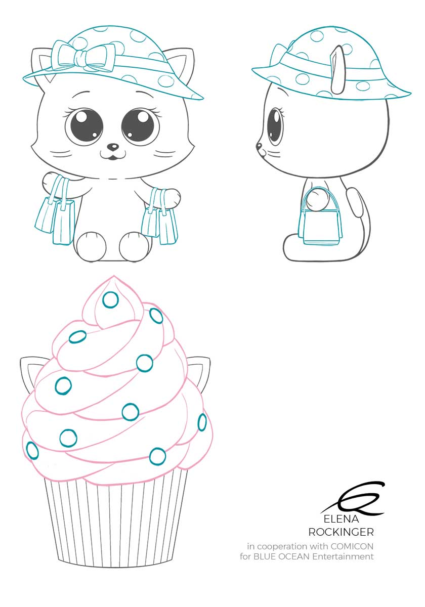 Toy Design — Archive 04 Concept Design Cupcake Cats S4 Elena Rockinger Shoppy