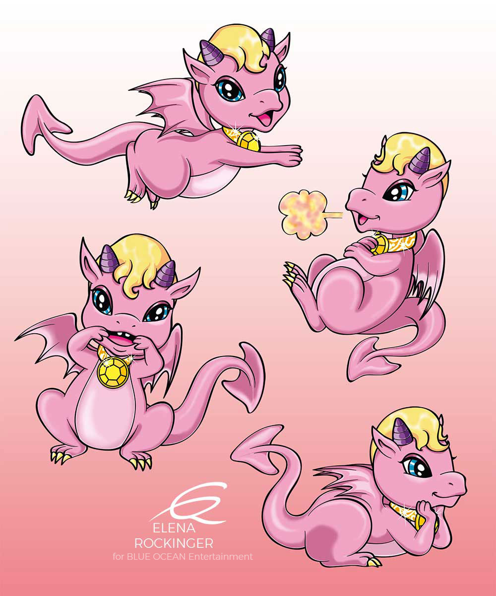 04 Filly Illustration Witchy Pets Dragon Elena Rockinger S