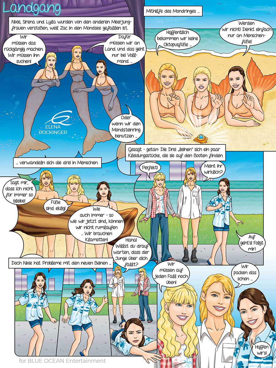 04 Mako Mermaid Illustration Comic Elena Rockinger S