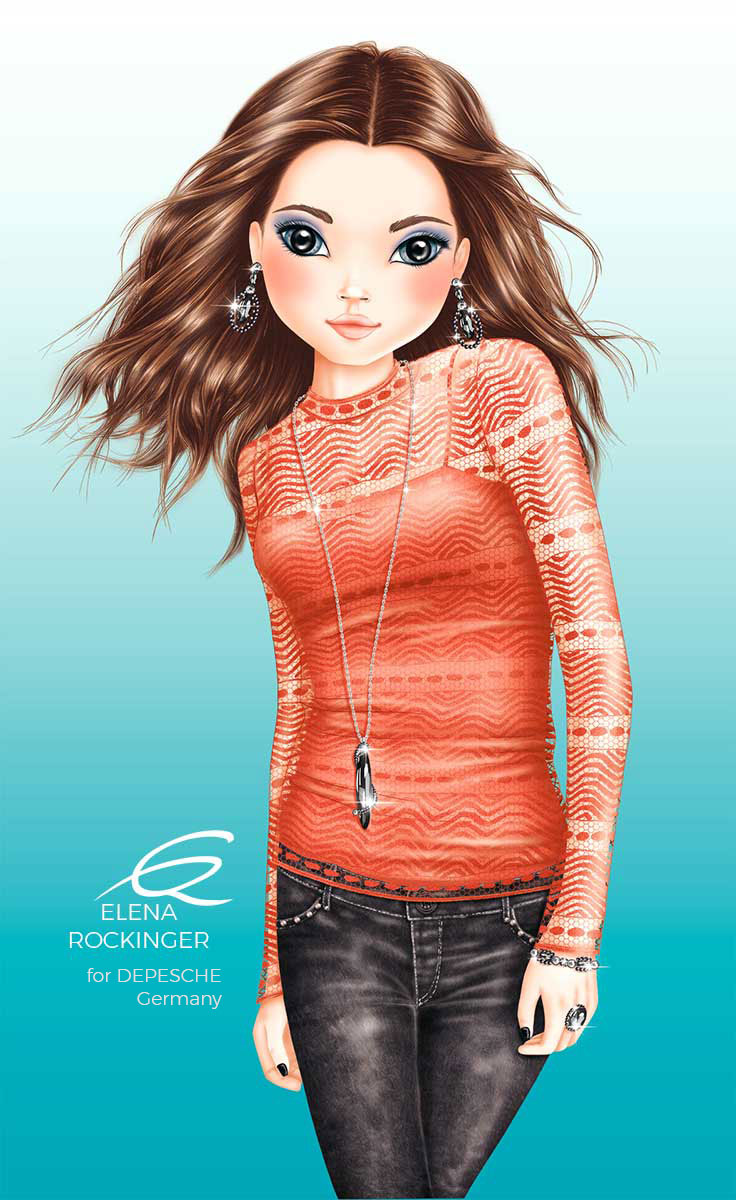 04 Topmodel Cover Illustration Elena Rockinger Hayden S