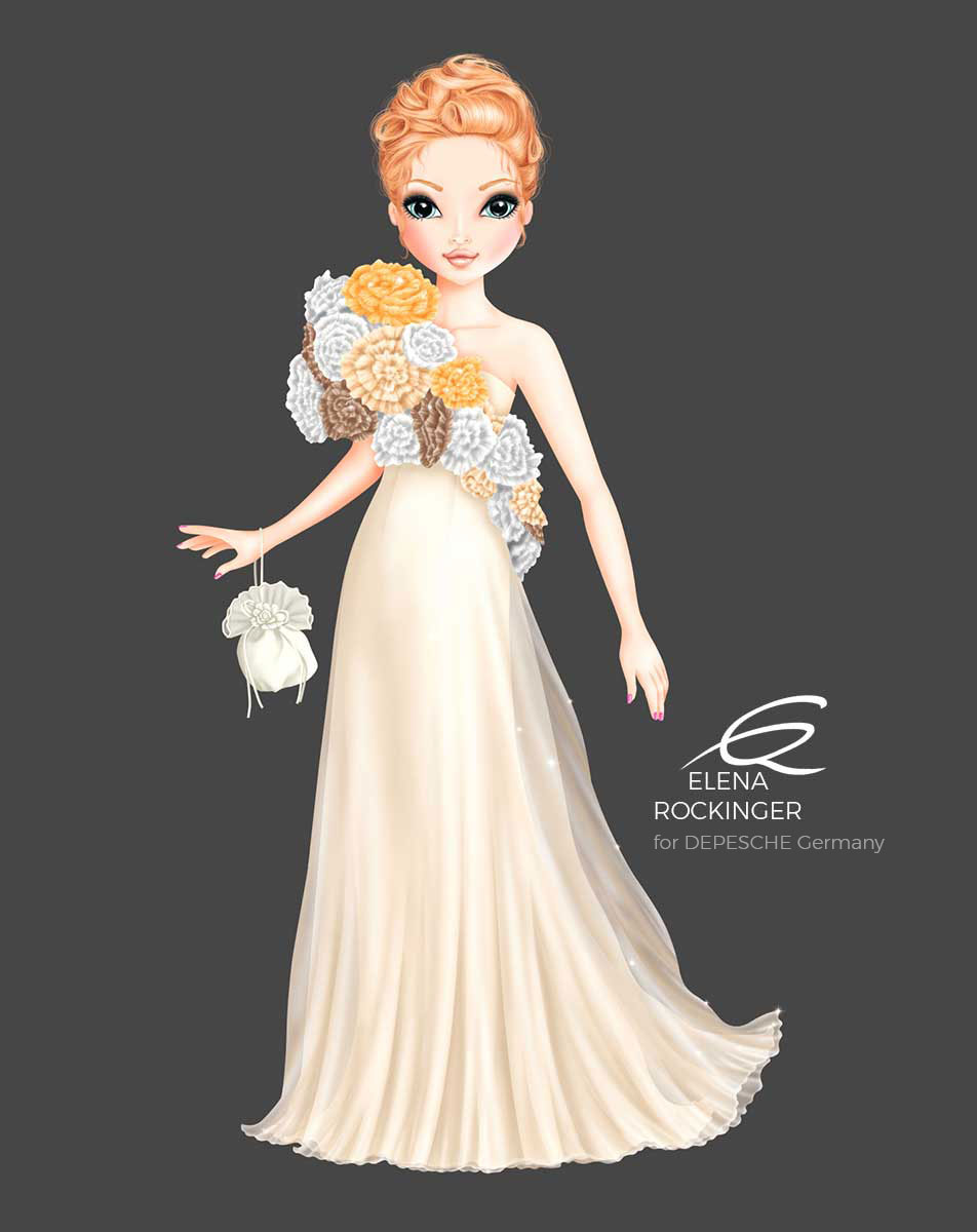 04 Topmodel Illustration Wedding Elena Rockinger Christy 04 S