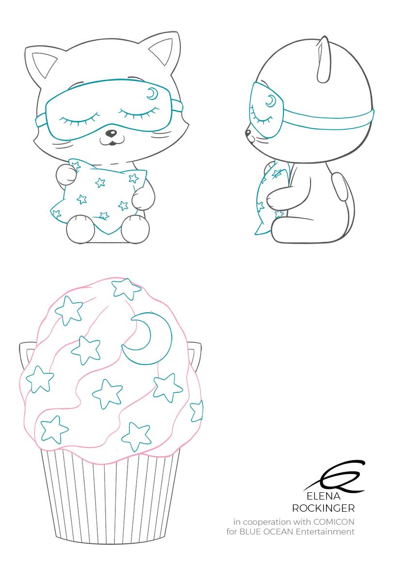 Toy Design — Archive 05 Concept Design Cupcake Cats S4 Elena Rockinger Dreamy