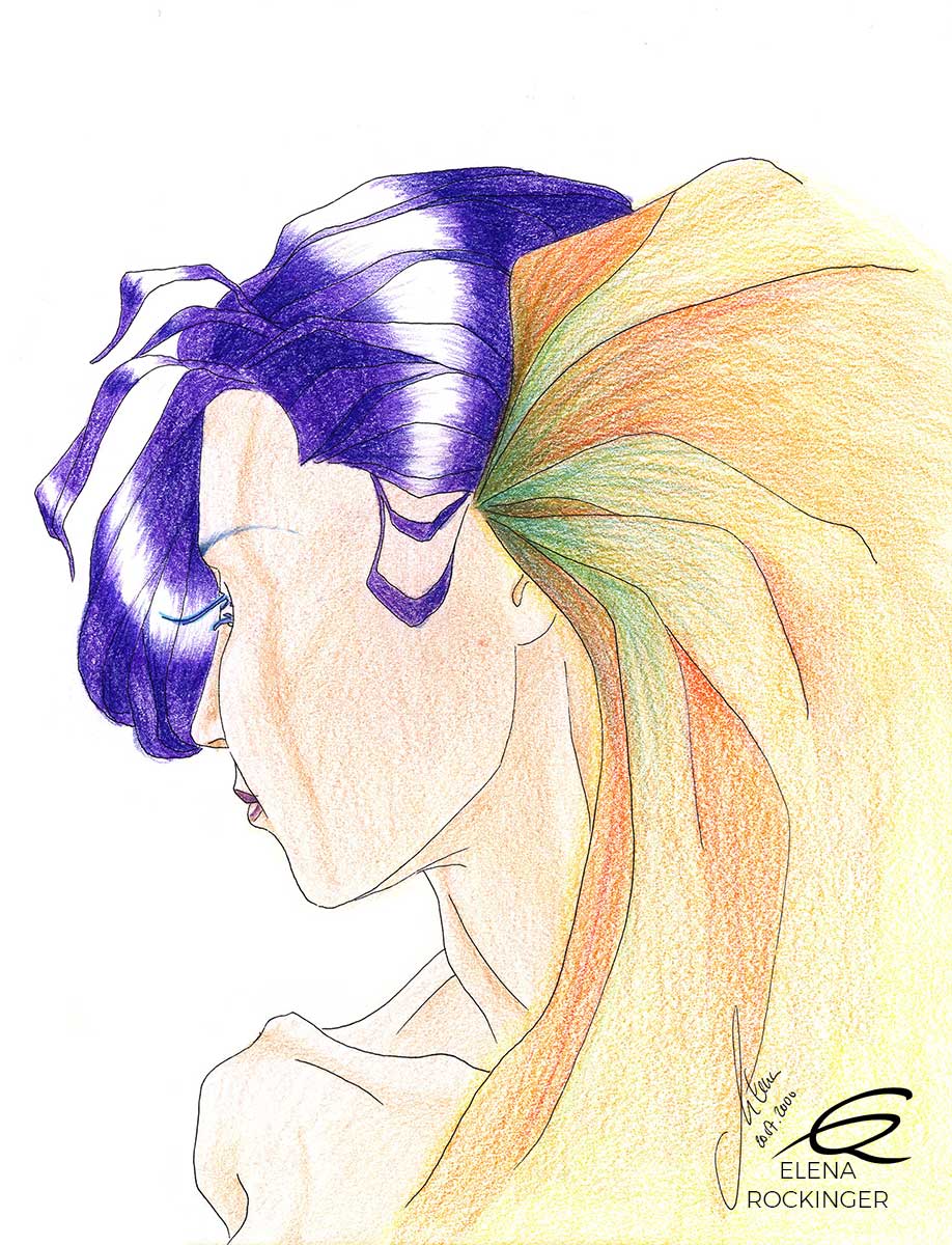 05 drawing figure ink colour pencil character elena rockinger laylia s
