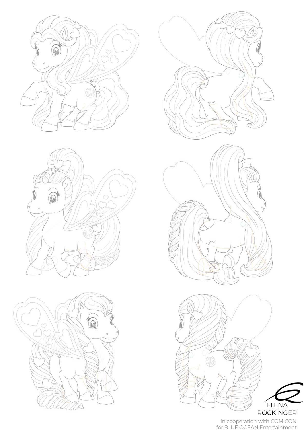 Toy Design — Archive 06 Concept Design Lissy Ponies S3 Elena Rockinger H 7 9 S