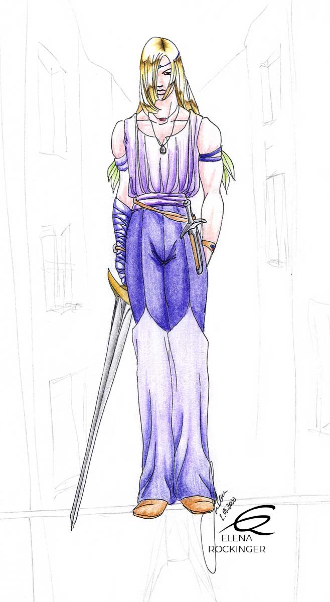 06 drawing figure ink colour pencil character elena rockinger defoly s