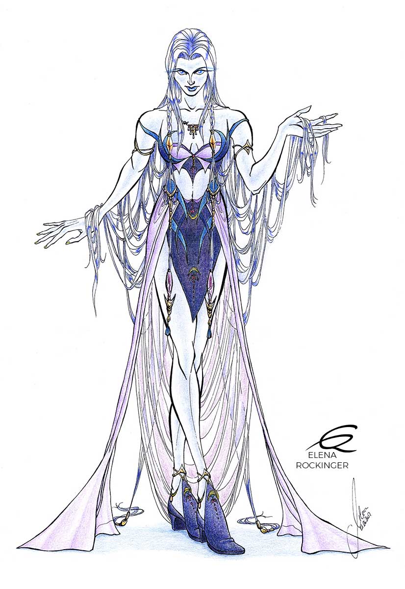 06 drawing figure ink colour pencil character elena rockinger haiyra s