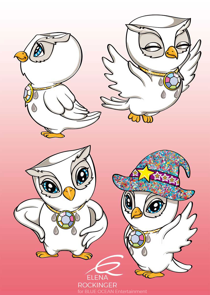 06 Filly Illustration Witchy Pets Owl Elena Rockinger S