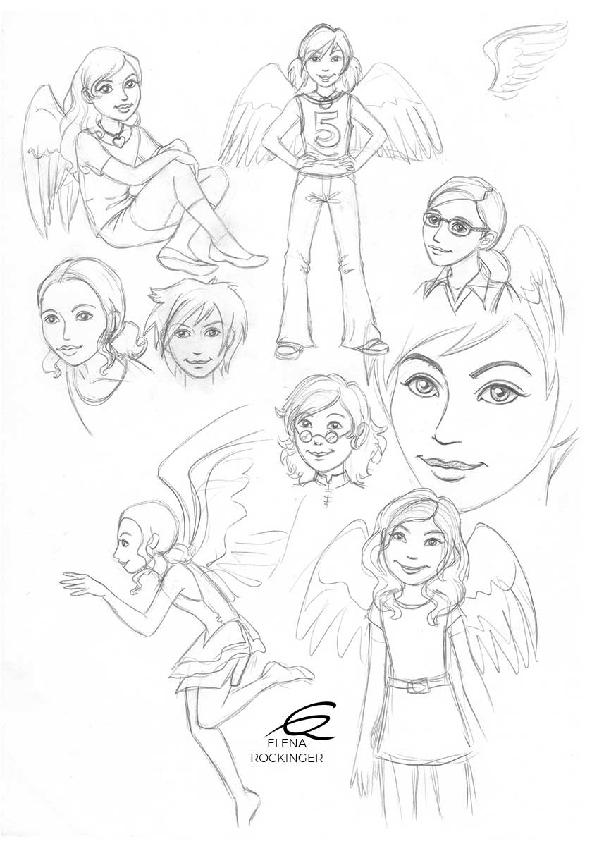 06 Illustration Concept Art Angelme Elena Rockinger Characters Sketch 01 S