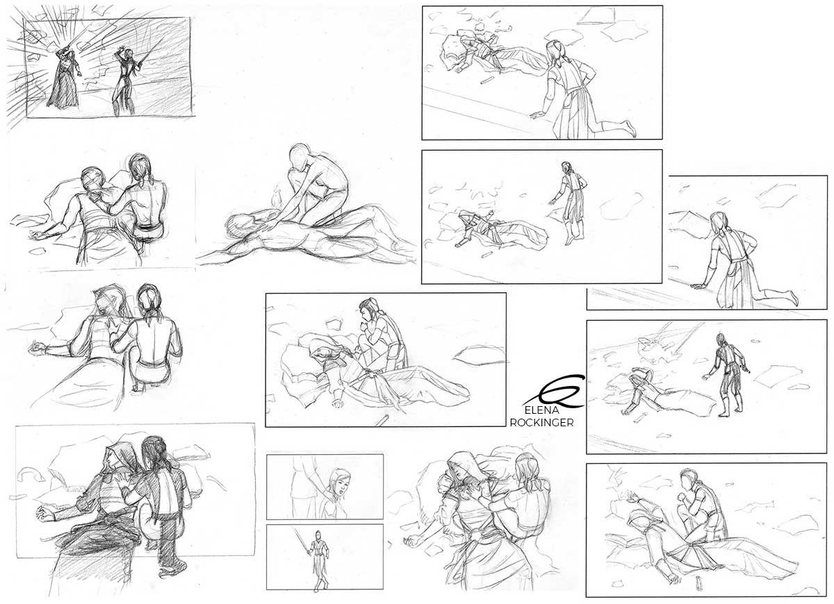 06 Illustration Concept Art Storyboard Elena Rockinger Kotor 06 S