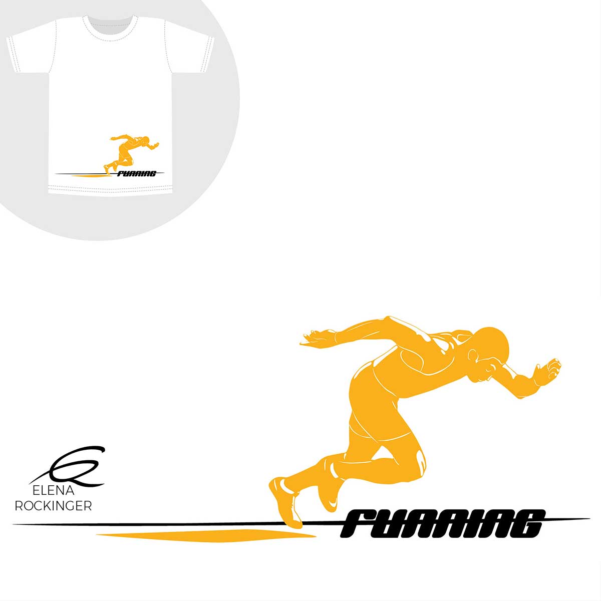 06 T Shirt Design Elena Rockinger Running S