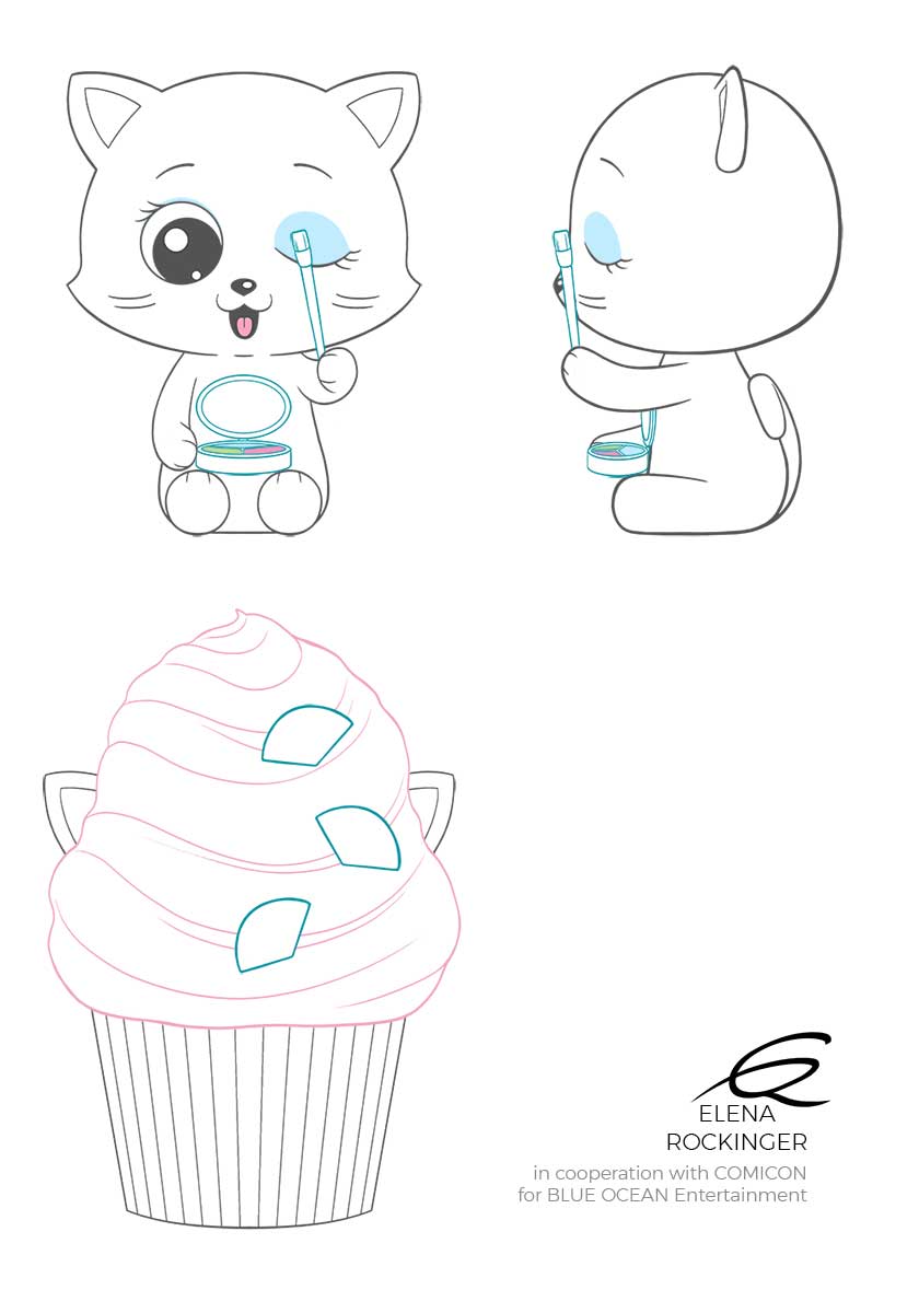 Toy Design — Archive 07 Concept Design Cupcake Cats S4 Elena Rockinger Pretty