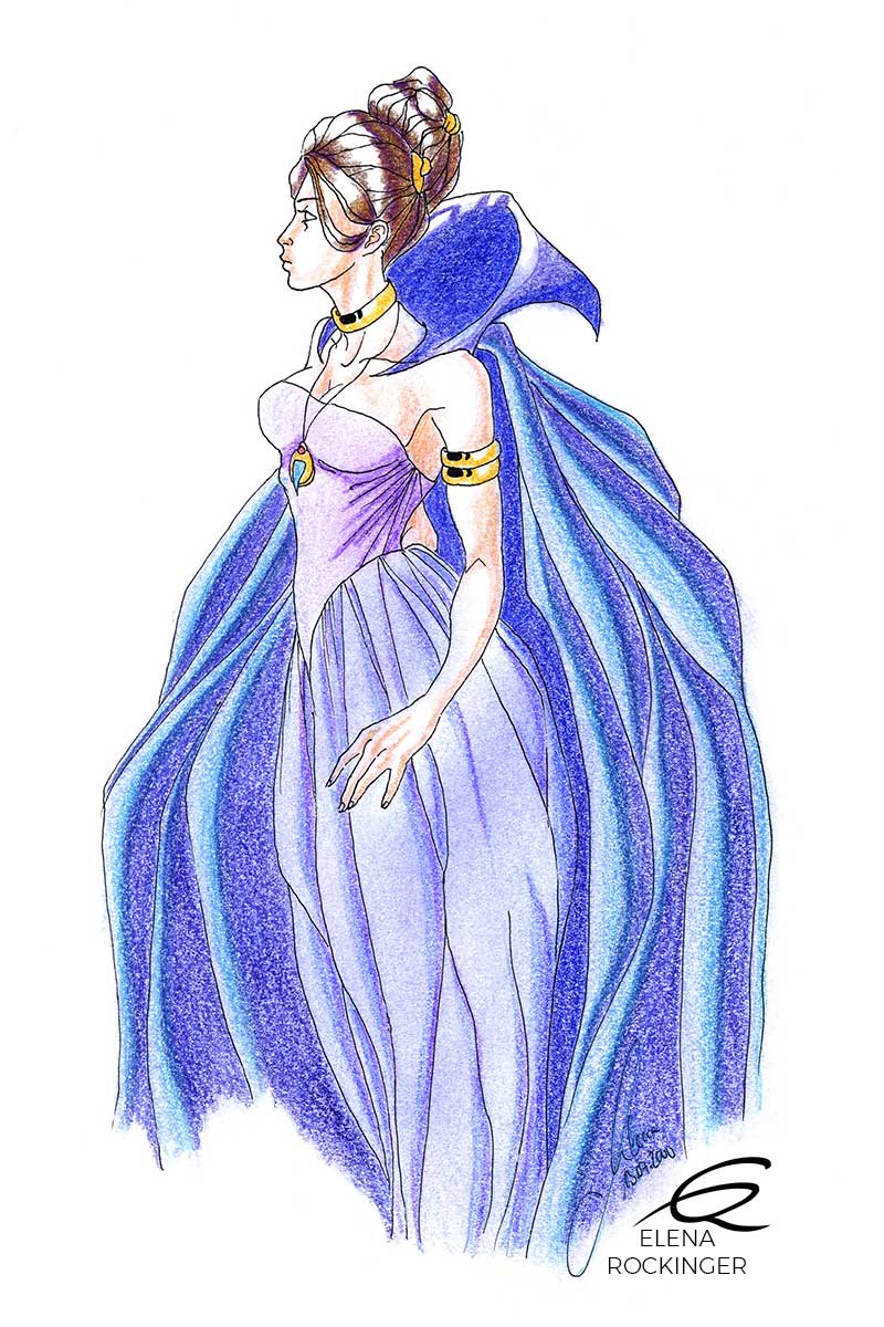 07 drawing figure ink colour pencil character elena rockinger prence s