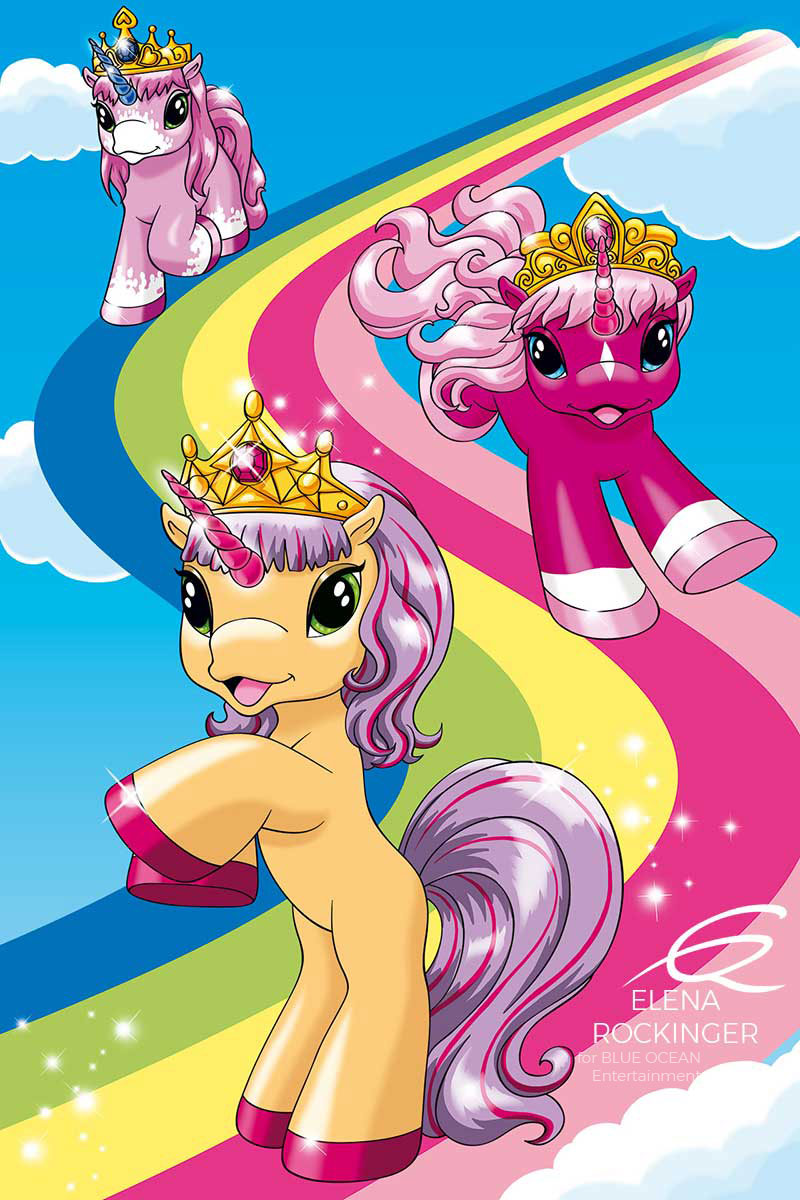 07 Filly Poster Illustration 1105 Regenbogen Elena Rockinger S