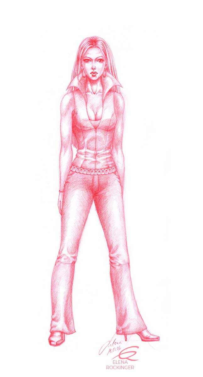 08 drawing figure pencil red character elena rockinger ceyra 02 s