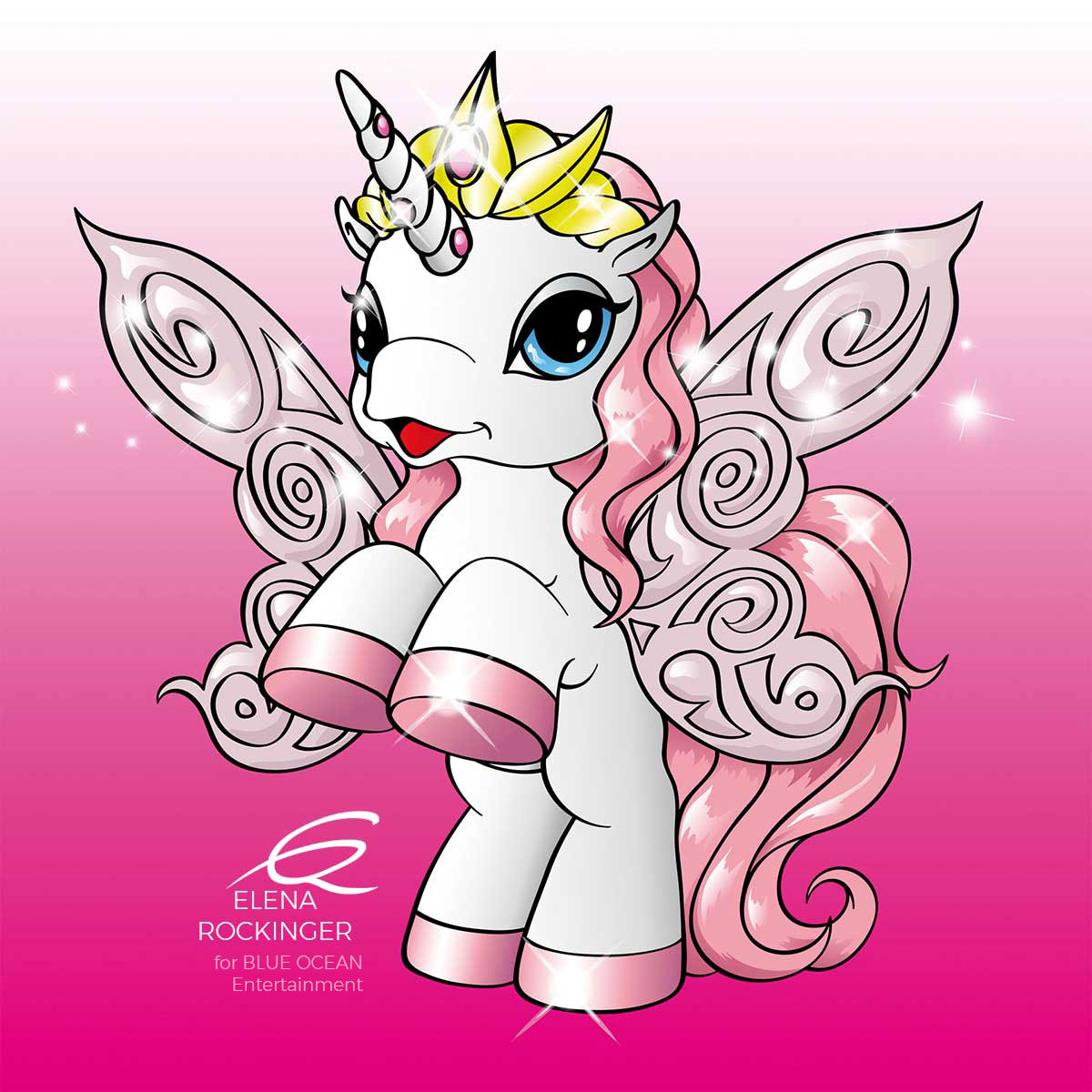 08 Filly Cover Illustration 1100 Stickeralbum Fairy Elena Rockinger S