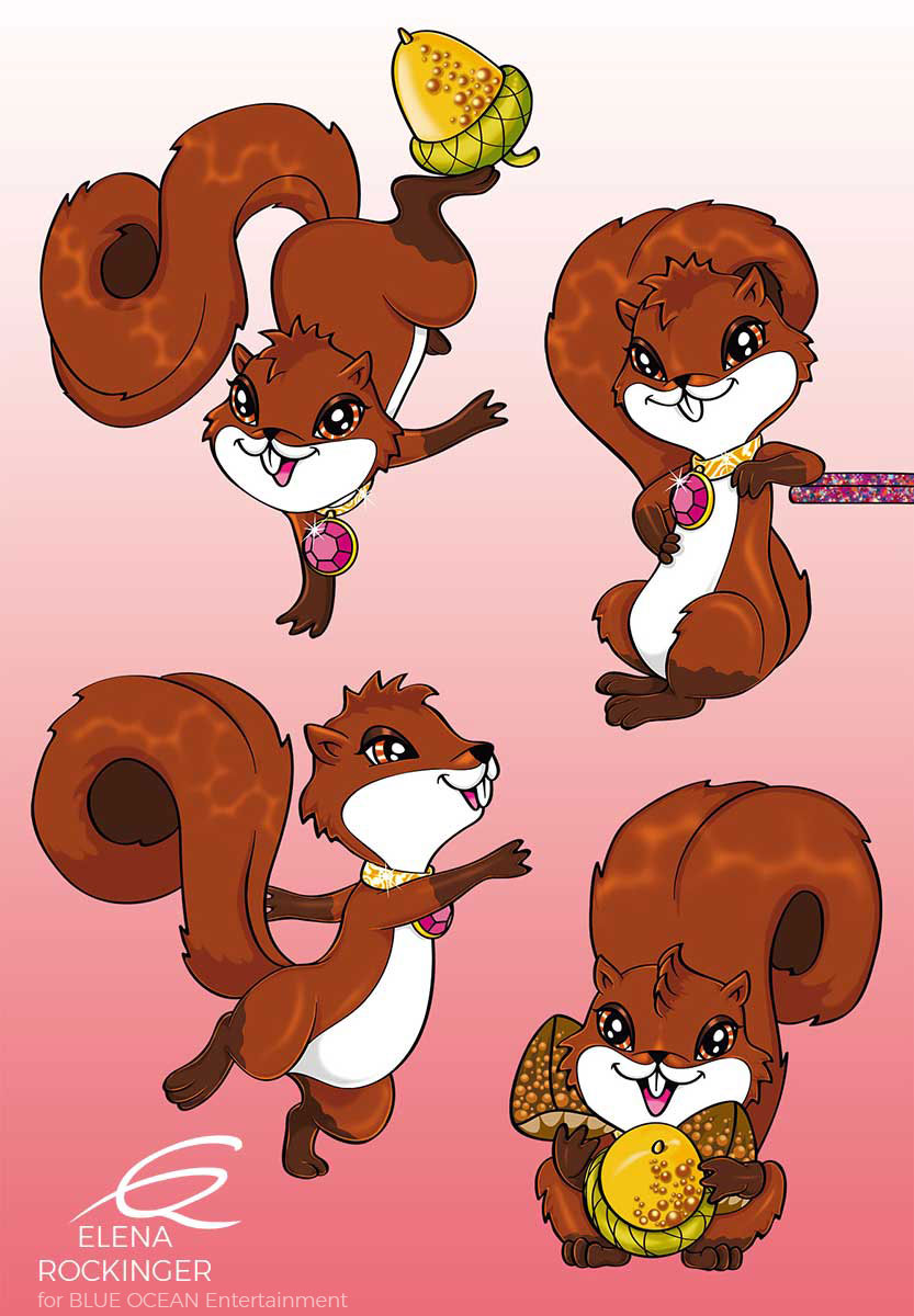 08 Filly Illustration Witchy Pets Squirrel Elena Rockinger S
