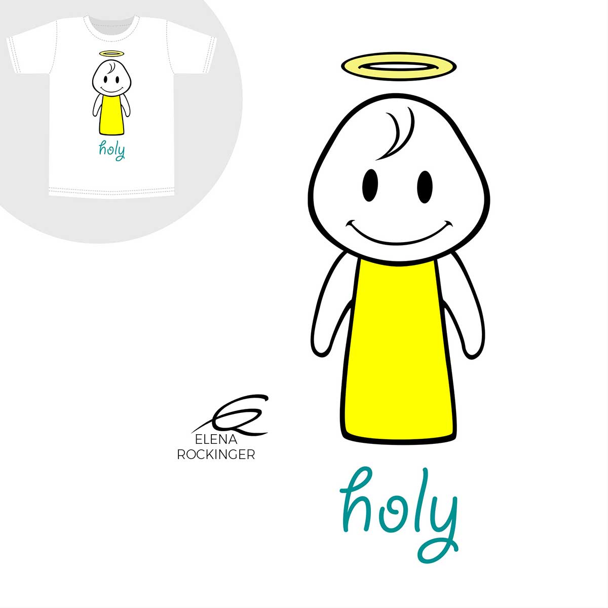 08 T Shirt Design Elena Rockinger Moodies Holy S