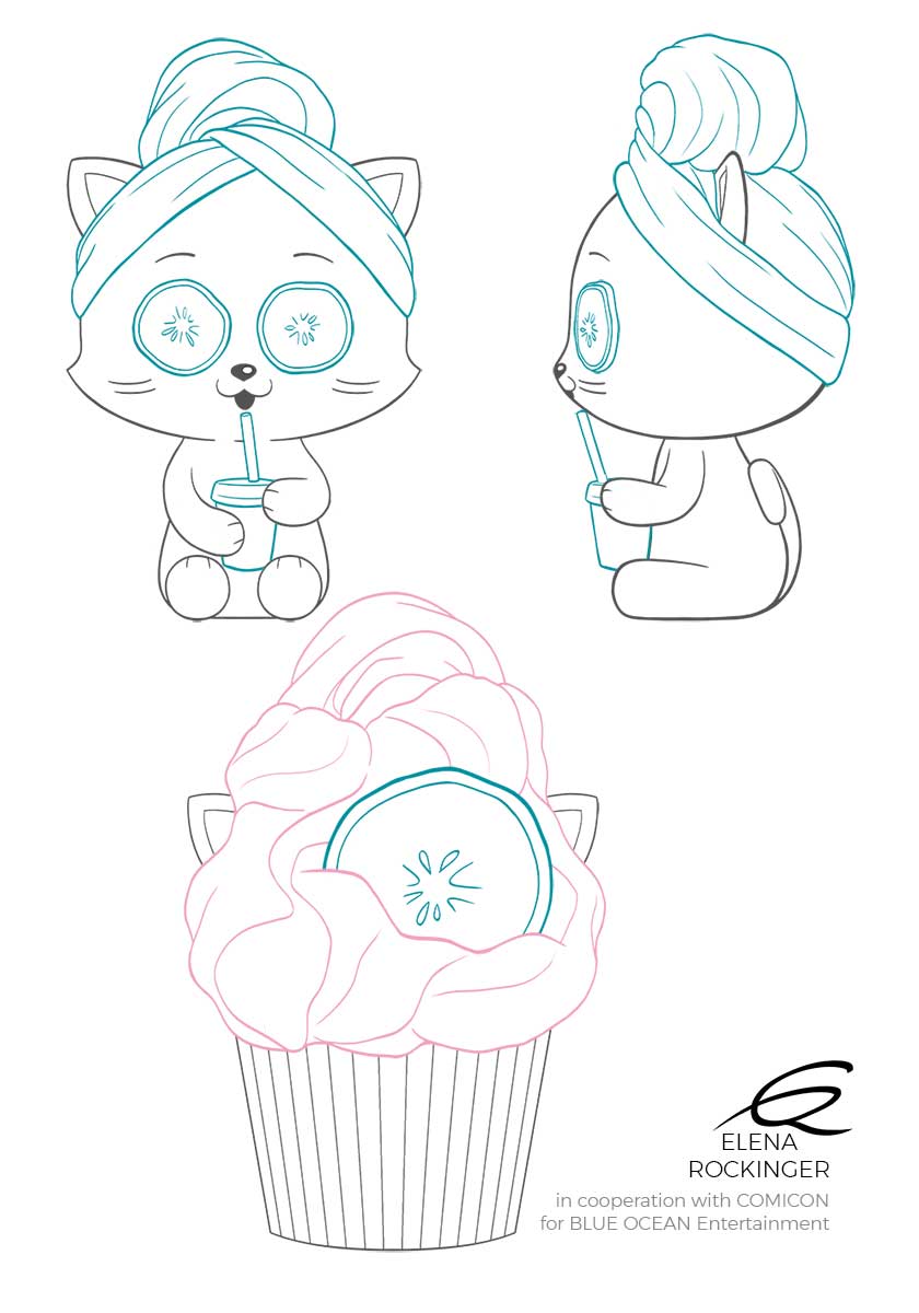 Toy Design — Archive 09 Concept Design Cupcake Cats S4 Elena Rockinger Cucy