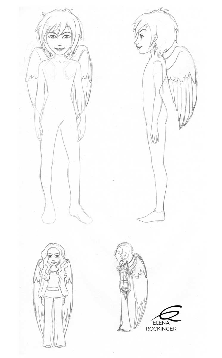 09 Illustration Concept Art Angelme Elena Rockinger Characters Sketch 04 S