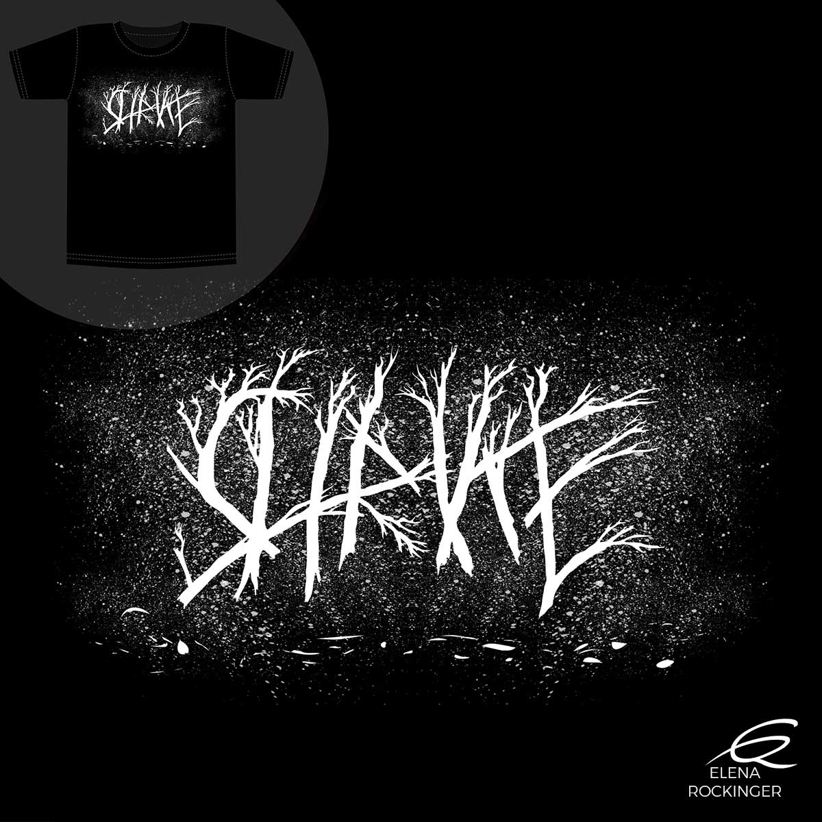 09 T Shirt Design Elena Rockinger Shrike Logo S