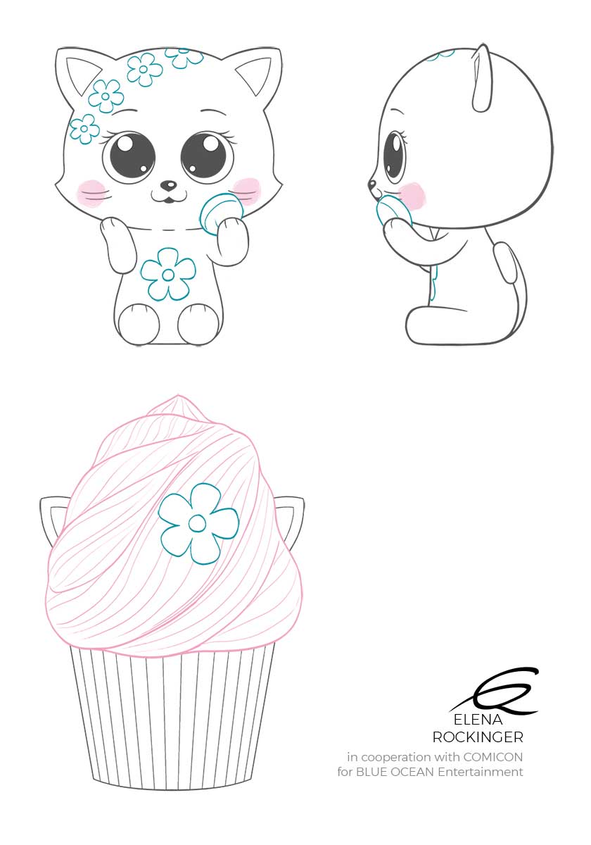 Toy Design — Archive 10 Concept Design Cupcake Cats S4 Elena Rockinger Powy