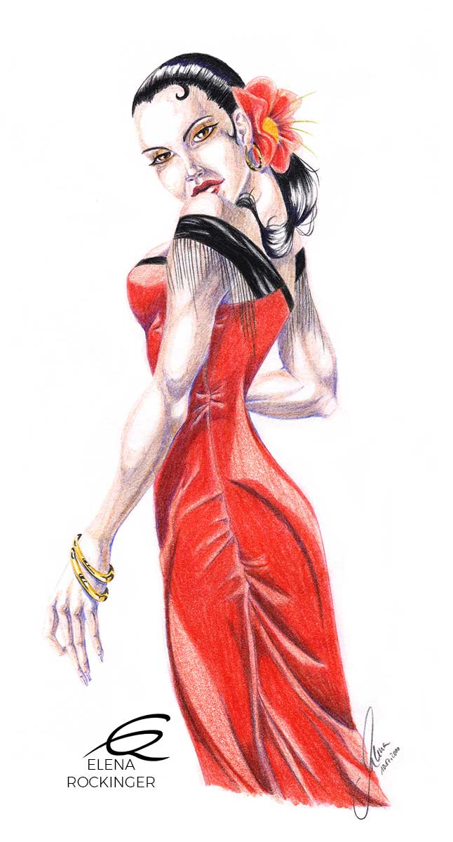 10 drawing figure colour pencil character elena rockinger marayah s