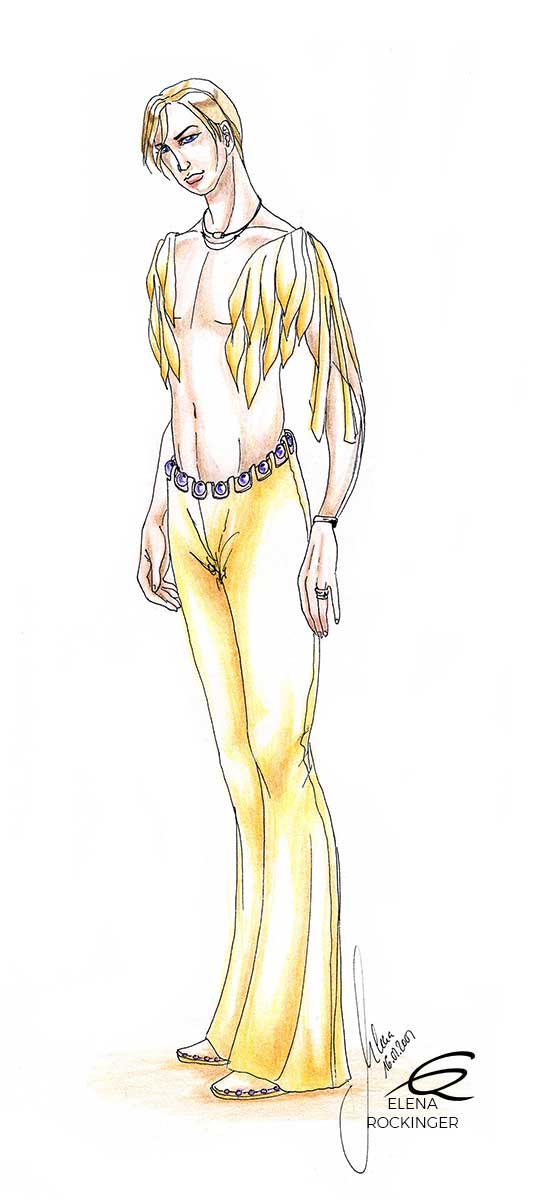 10 drawing figure ink colour pencil character elena rockinger islyn s